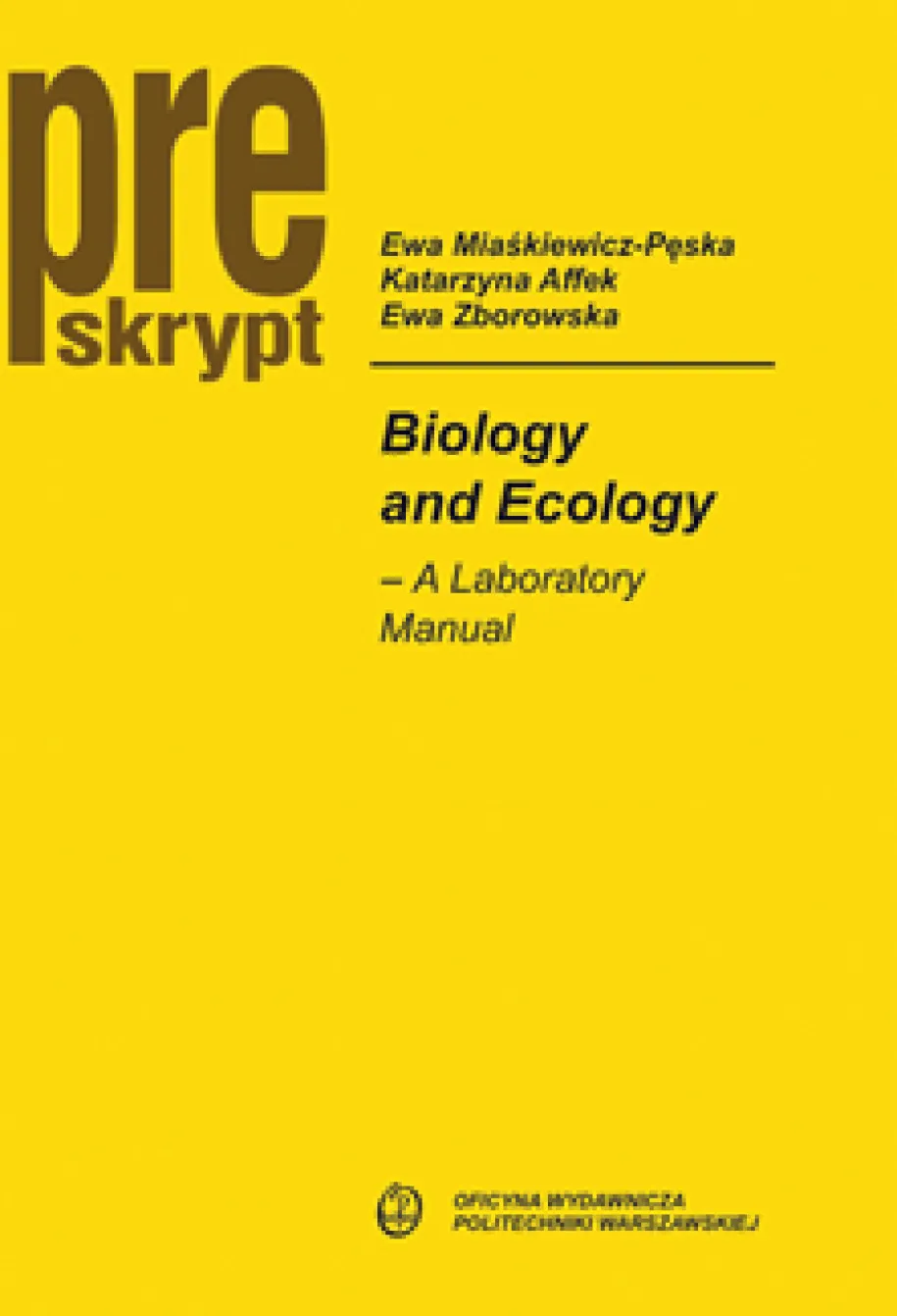Biology and Ecology – A Laboratory Manual