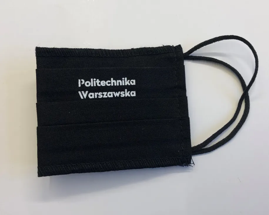 Maseczka bawełniana czarna